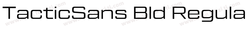 TacticSans Bld Regular字体转换